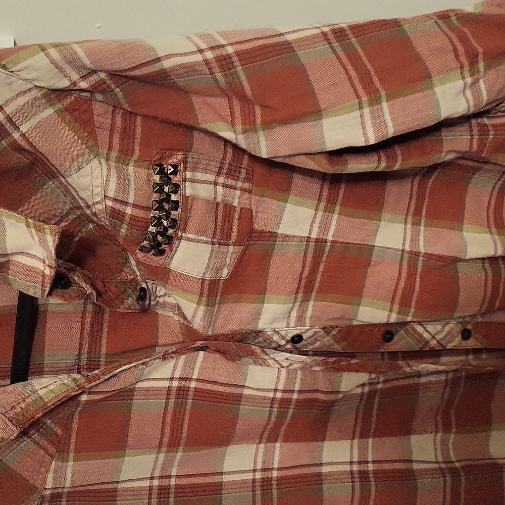 Mudd Plaid  Shirt Ptp 20”